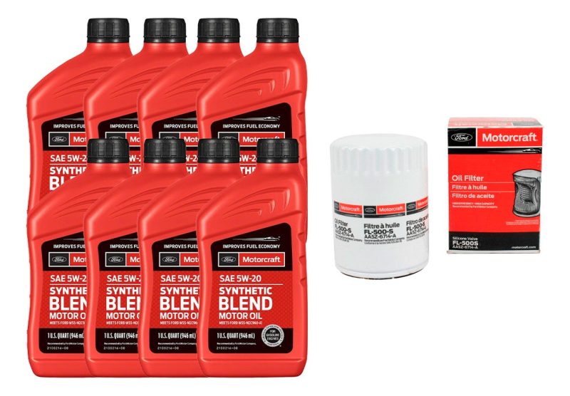 Kit Mantención Ford F150 5.0 Motorcraft Filtro Aceite+aceite