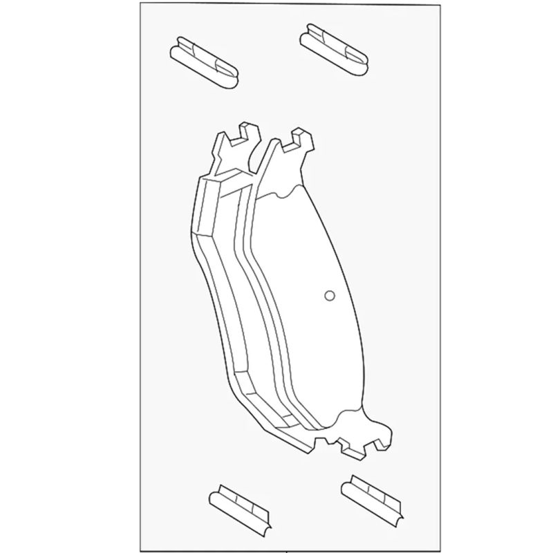 Pastillas De Freno Traseras Ram 1500 2019-2025 - Imagen 2