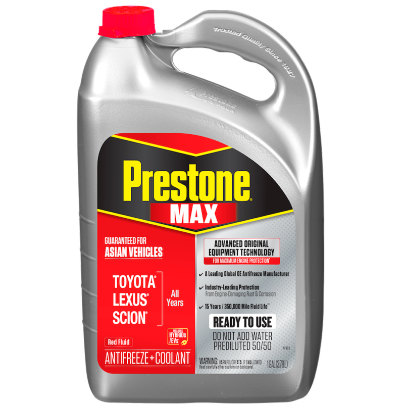 Anticongelante Prestone Rojo Asiáticos | Protección 10 Años