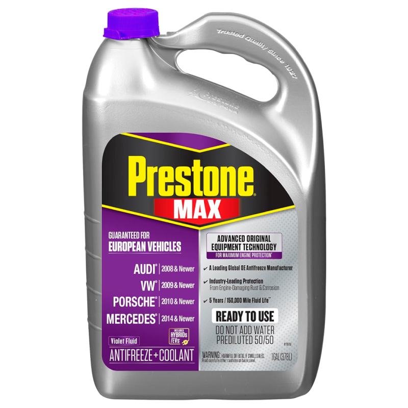 Refrigerante Prestone Violeta para Autos Europeos | 1 Gal
