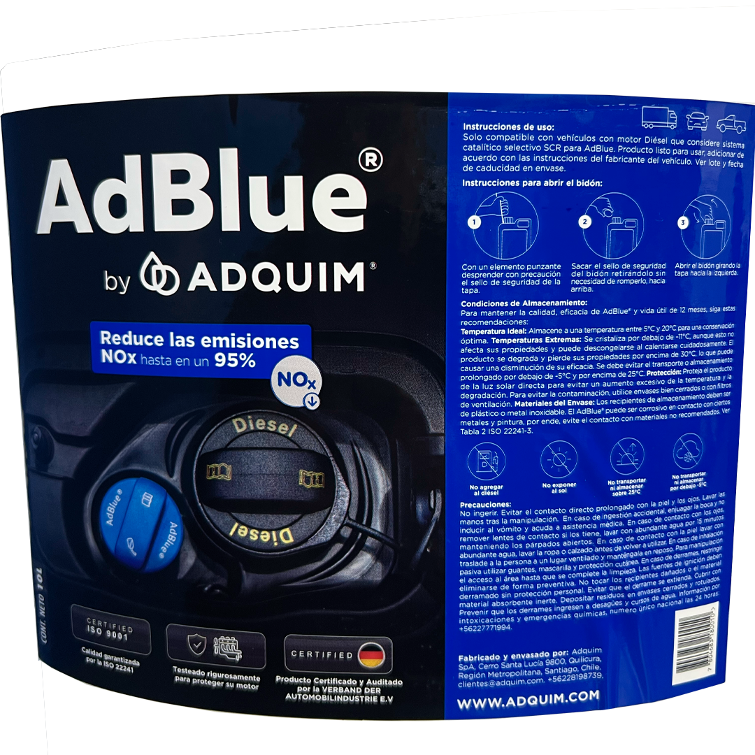 Adblue Urea Bidon 10lts - Imagen 2