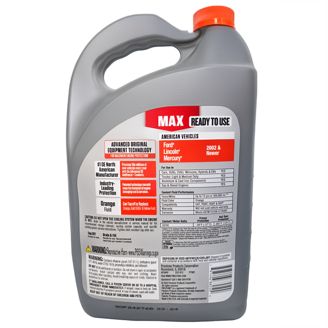 Anticongelante / Refrigerante Prestone Ford Naranjo - Imagen 2